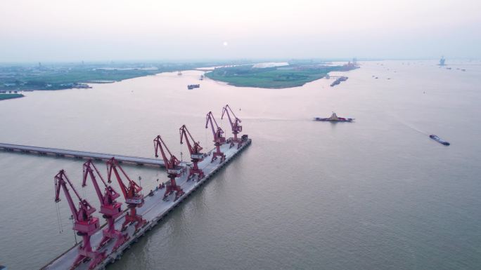 常州滨江经济开发区-4k航拍