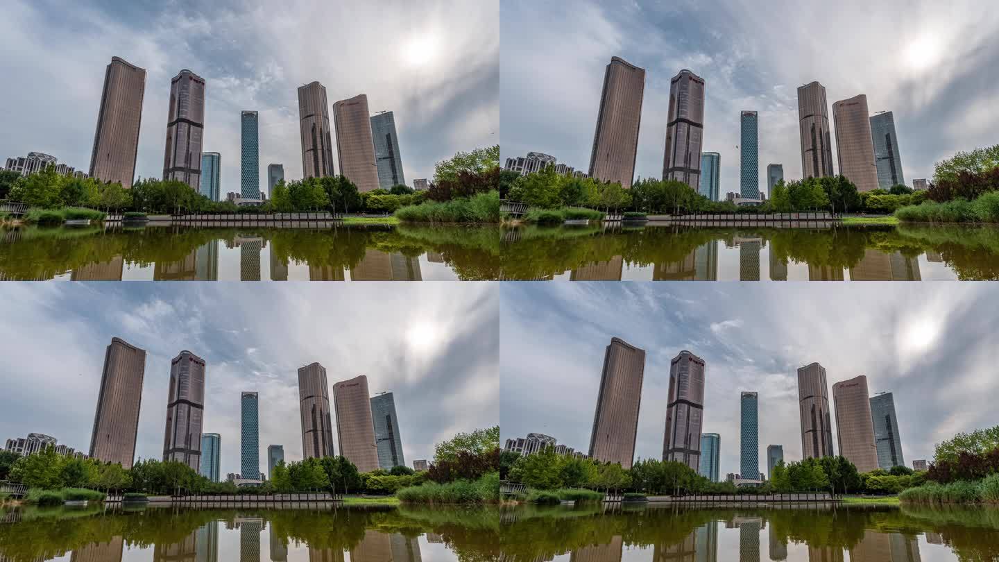 北京望京高楼延时