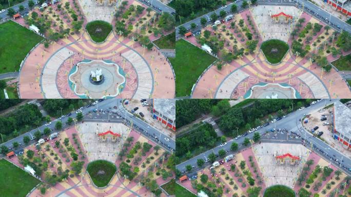 瑞丽市弄莫湖傣族广场延时