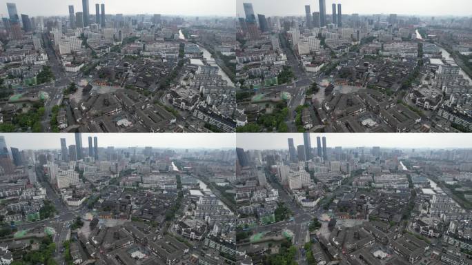 江苏无锡城市风光城市建设航拍 (20)