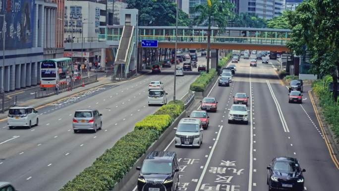 【正版素材】香港繁忙街道5643