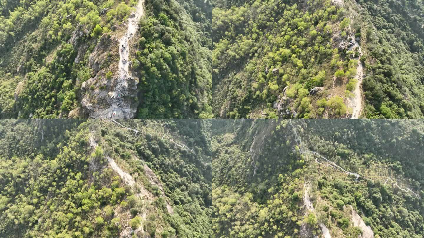 中山神湾镇丫髻山风景 高清航拍