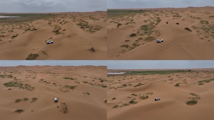 沙漠无人机跟车 腾格里4K