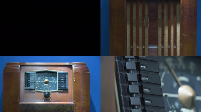 世界第一代调频广播收音机古董老旧收音机