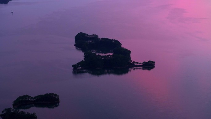 原创4K杭州千岛湖空镜