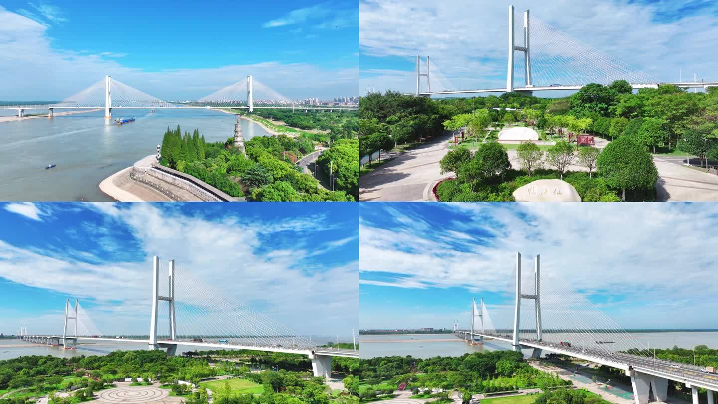 荆州长江大桥荆江大堤
