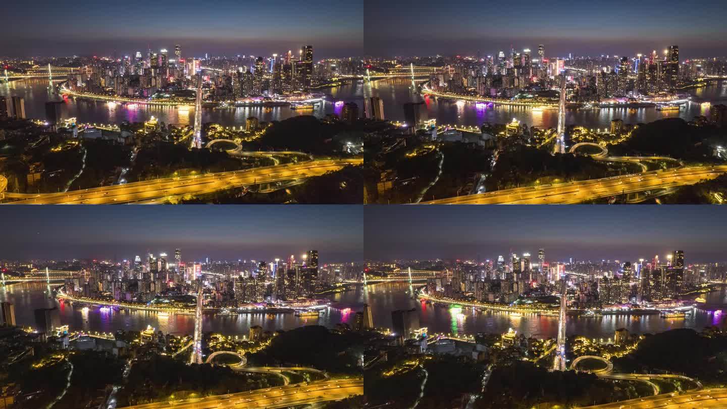 【4k】重庆夜景大全景航拍