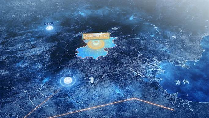 京津冀经济圈谷歌地图