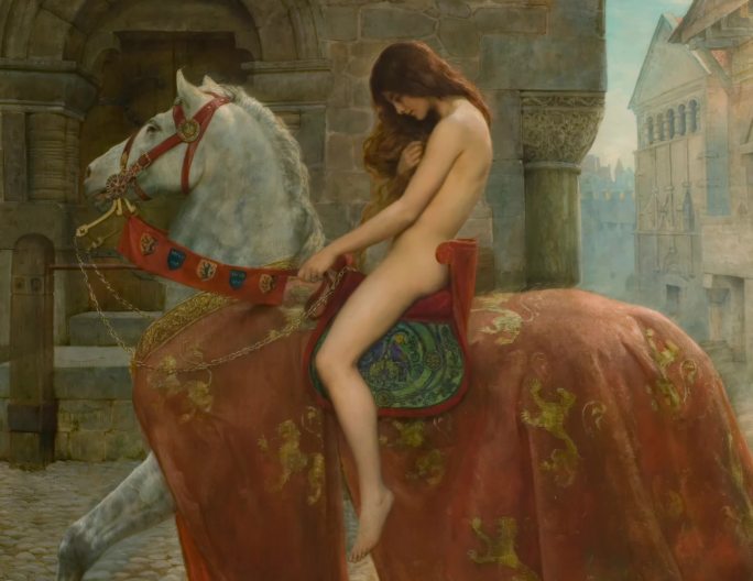 循环视频  Lady Godiva