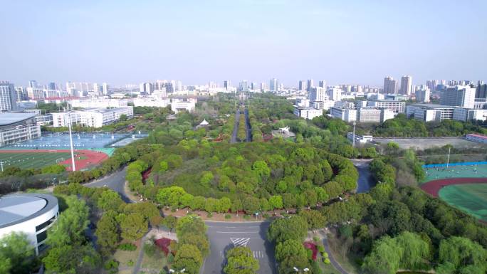 常州武进大学城-4k航拍