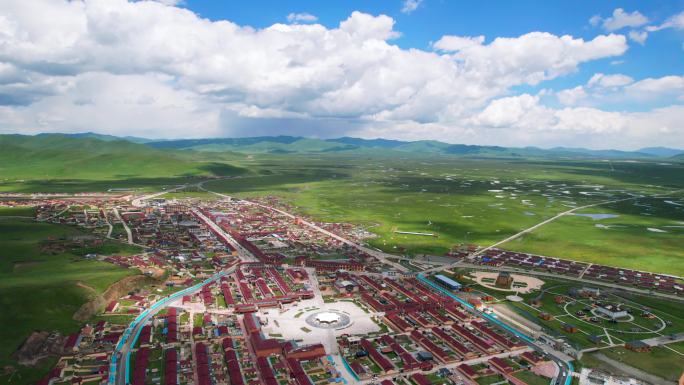 甘南风光阿万仓镇