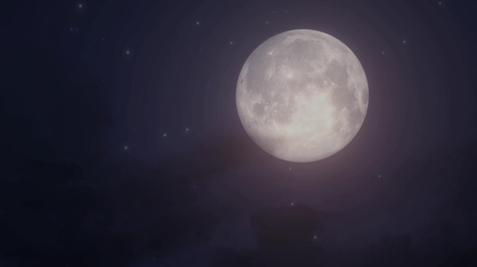 明月月亮月光月色满月圆月云遮月宽屏超宽屏