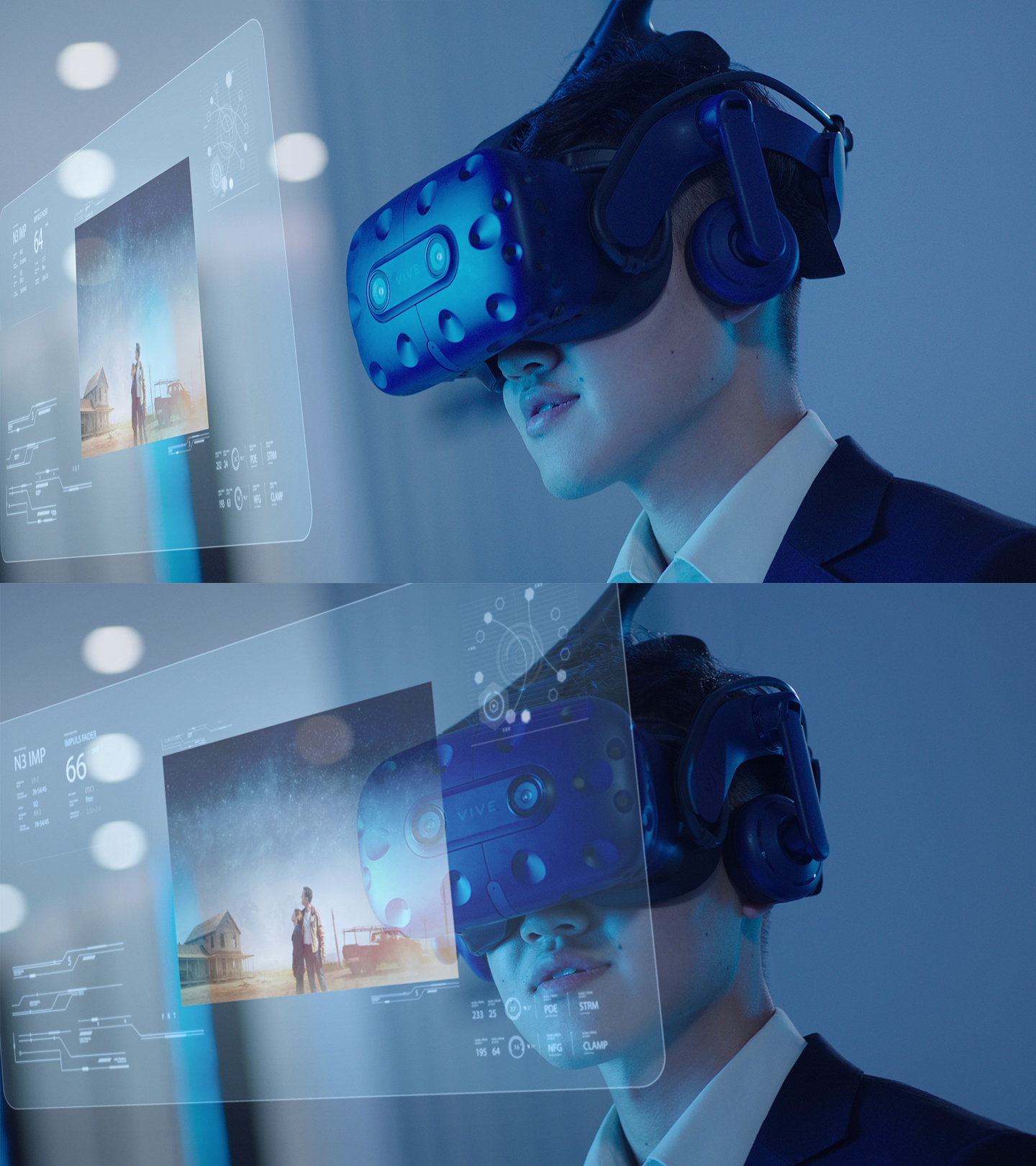 VR眼镜 智慧科技赛博朋克