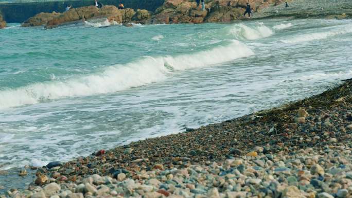 温州 东海 海滩 海浪