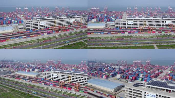 2023广州港南沙港码头集装箱合集