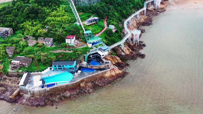 温岭市松门镇，龙门沙滩，海边的风景线