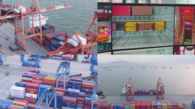 妈湾港集装箱码头，提升新质生产力