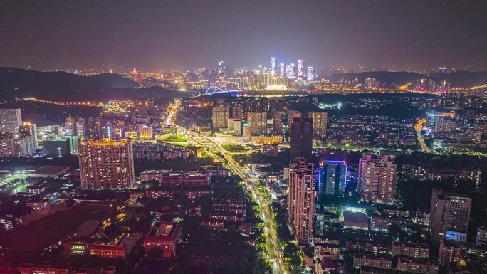 南宁五象新区夜景