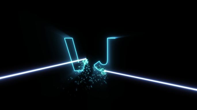8K激光雕刻LOGO出现 AE模板