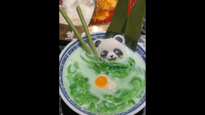 竖屏 美食热闹重庆火锅素材