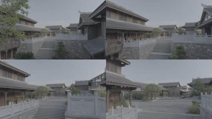4K中式建筑人文航拍