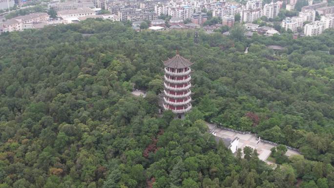 安徽蚌埠城市风光建筑航拍