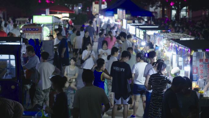 夜市人流