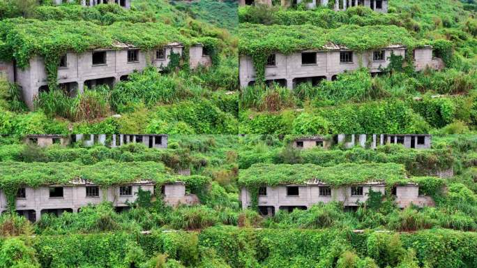 温岭市松门大坑沙景点，无人居住的村庄