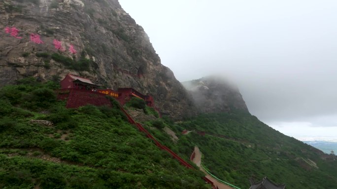 大同玉龙洞夏季航拍