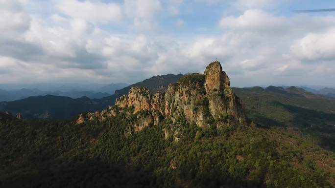 浦江仙华山航拍