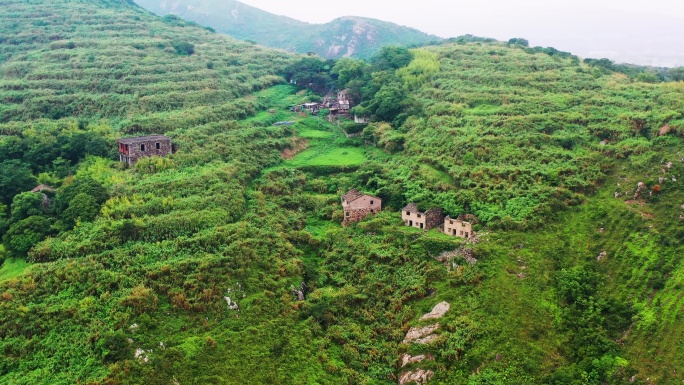 温岭市松门大坑沙景点，无人居住的村庄