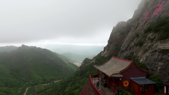 大同玉龙洞夏季航拍