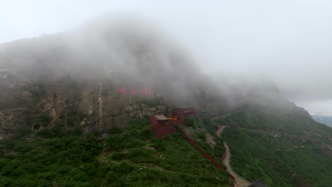 大同玉龙洞夏季航拍