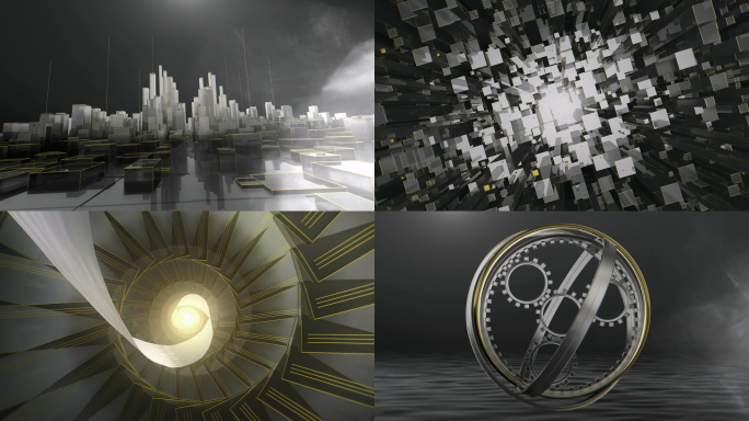 奢华高端地产片头C4D工程