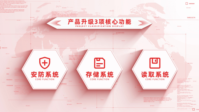 （3）红色明亮企业产品信息分类展示