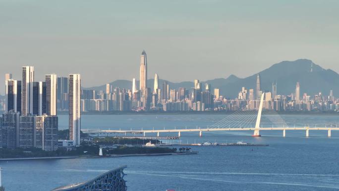 蛇口港 深圳湾大桥 平安大厦