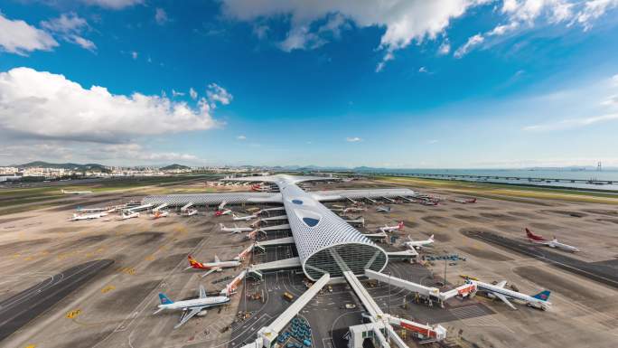 深圳宝安国际机场T3航站楼延时摄影