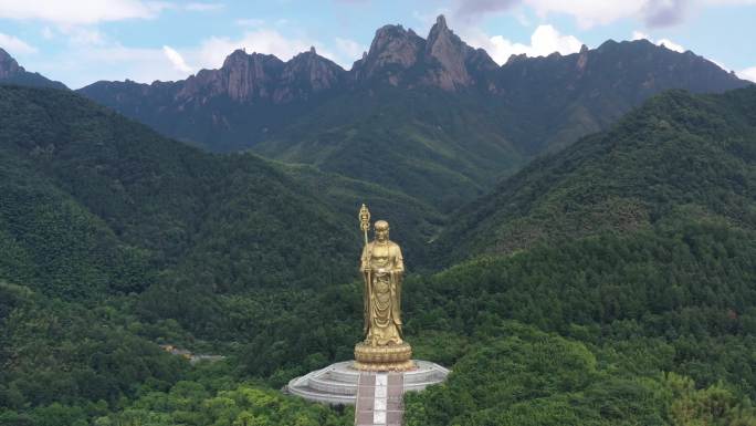 九华山大愿文化园 九华山 九华山航拍