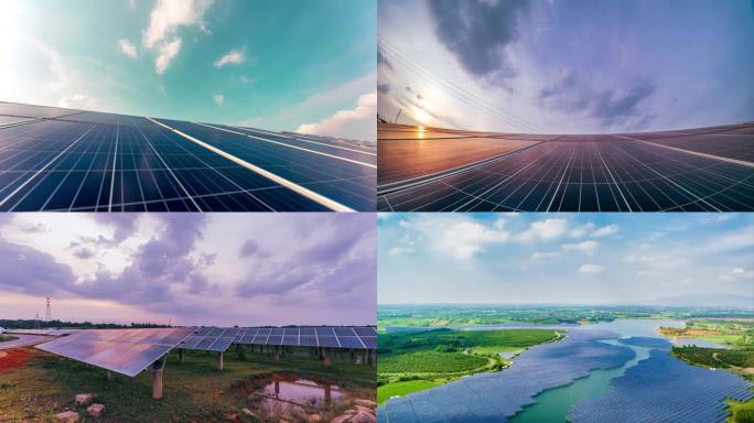 江西太阳能光伏发电场航拍