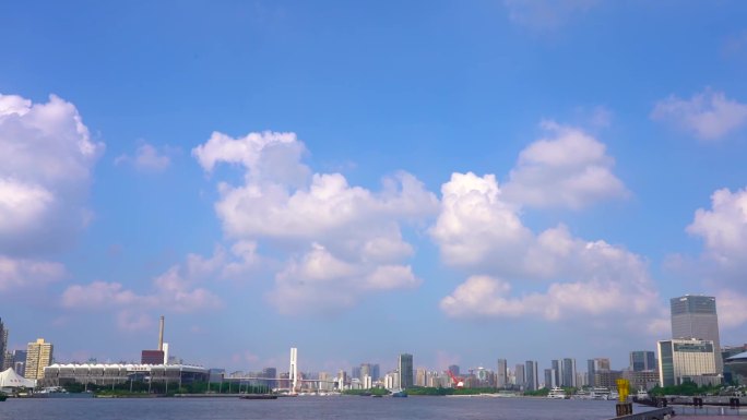 黄浦江 运船 天空 河流 上海海运 长江