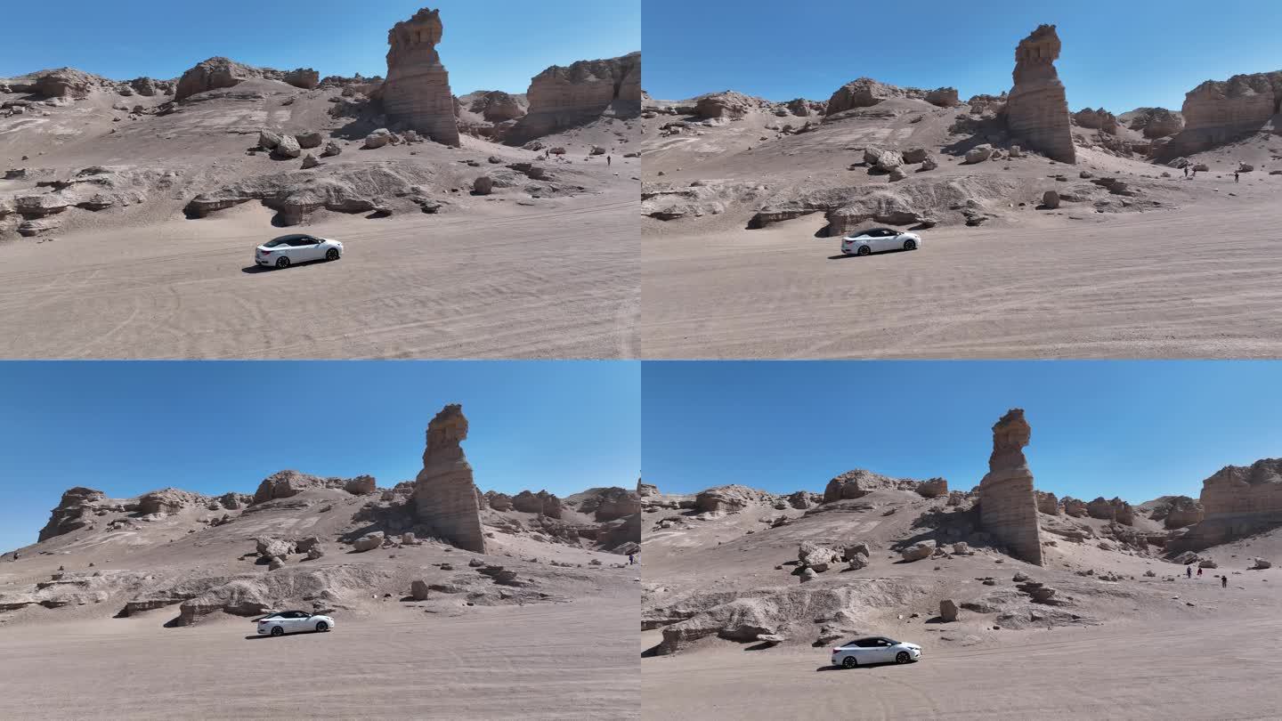 戈壁荒漠新疆大海道魔鬼城自驾游公路