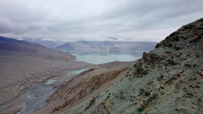 新疆 白沙山 白沙湖 航拍 自驾