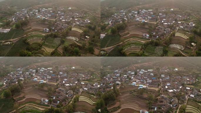 中国云南田园村庄风景