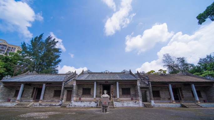 钦州冯子材故居延时