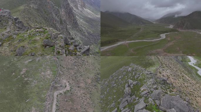 西藏 日屋古长城 曲玛古战场 4K航拍