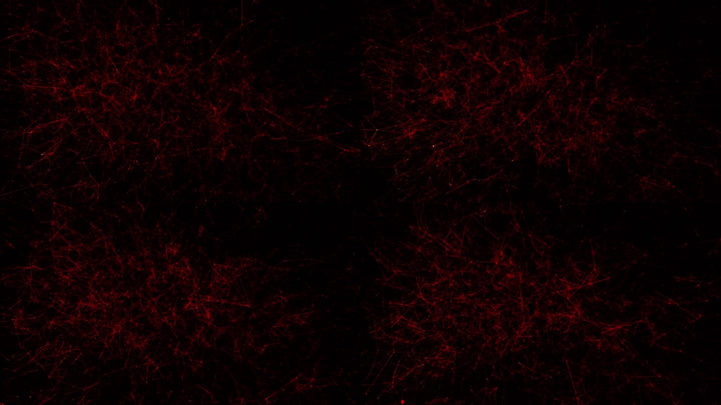 唯美火红粒子背景点线科技网络抽象星空背景
