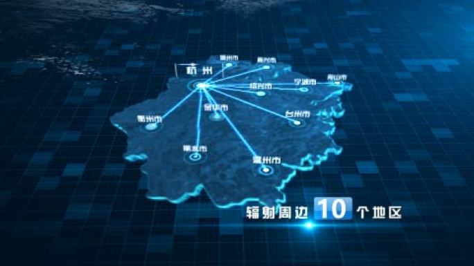 浙江省科技地图