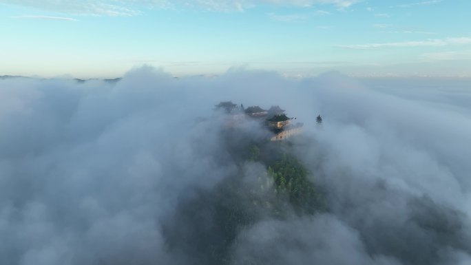 绍兴大雾尖史诗级云海加顶级日出