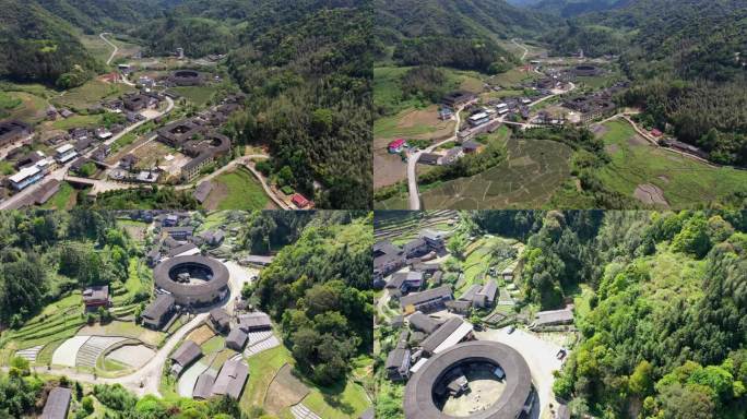 福建漳州土楼科岭村南靖县梅林镇红色景点