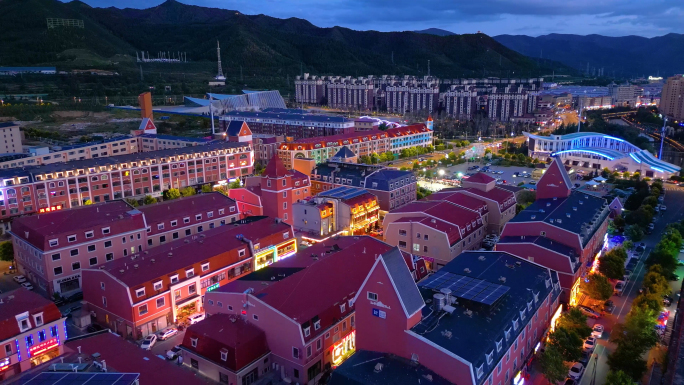 张北崇礼闹市区夜景B